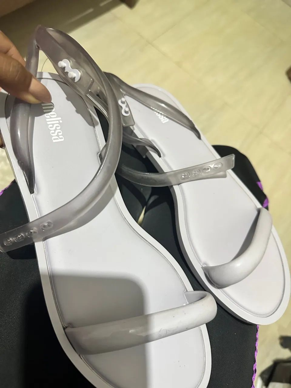 Melissa cósmic sandal  salinas rasteirinha nova  - Foto 2