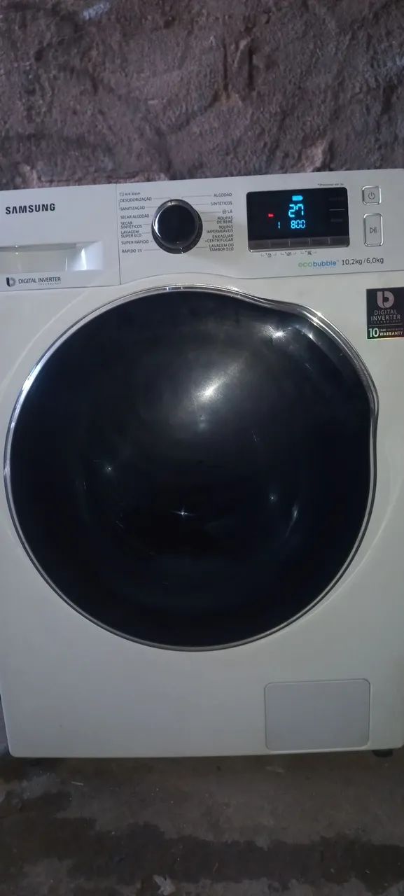 Lava e seca Samsung touch-screen. Até 10X SEM JUROS.  Entrego  - Foto 3