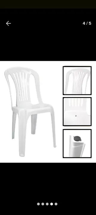 Cadeira Plástica para Restaurante - Suporta até 182kg - Foto 4