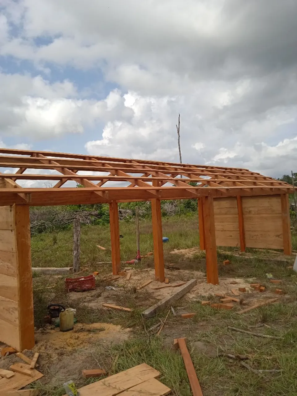 Construção de Madeira - Estrutura e Cobertura