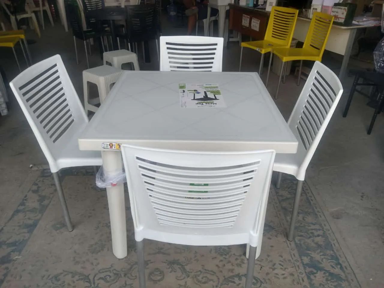 Black Dining Table Set with 4 Chairs64276680887810121