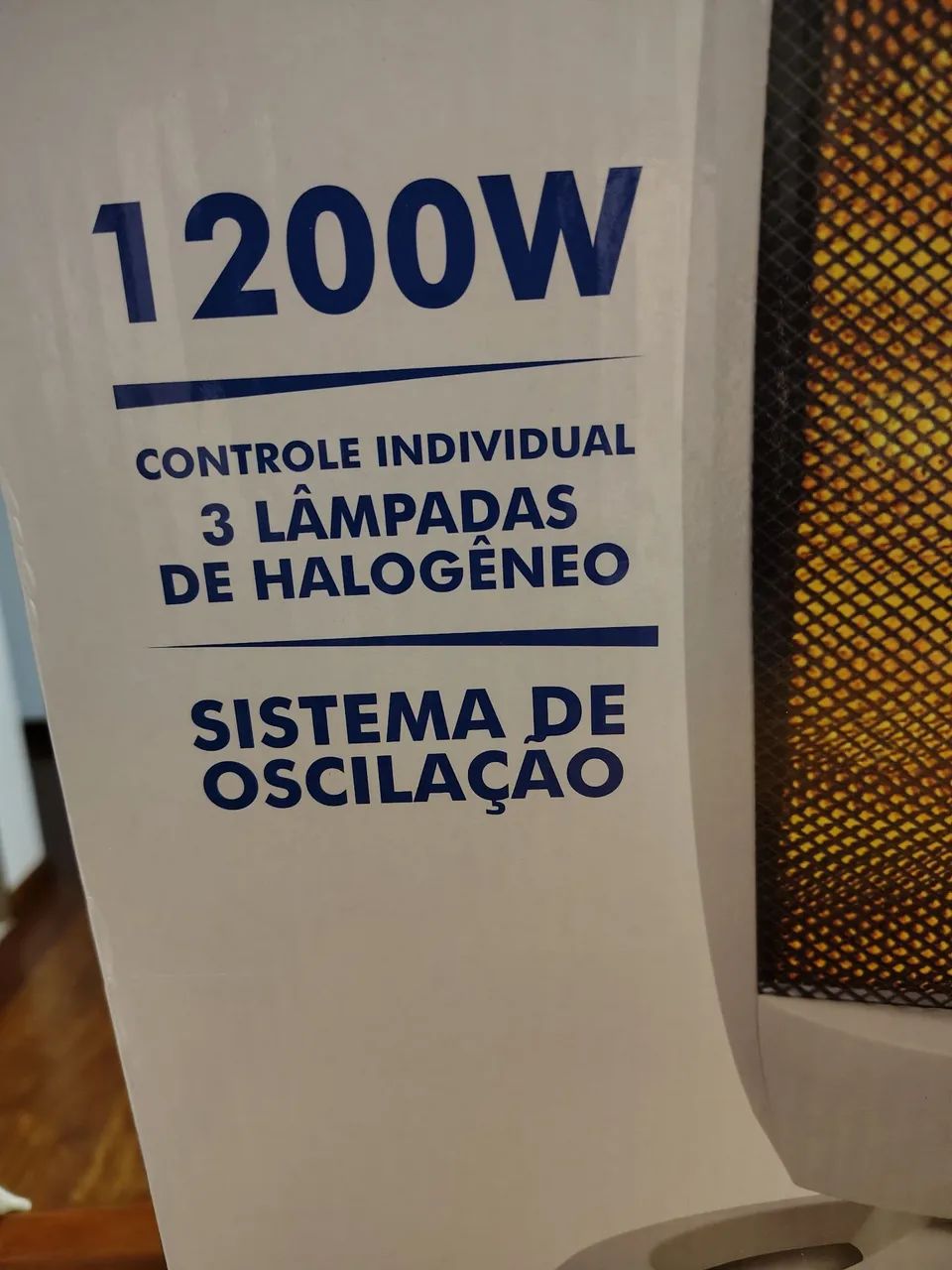 Aquecedor Britânia 200W com 3 Lâmpadas de Halogênio - Foto 4