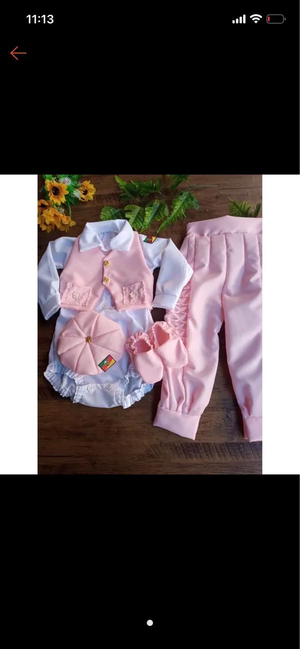 Pilcha Gaúcha Bebê G64242090283777120