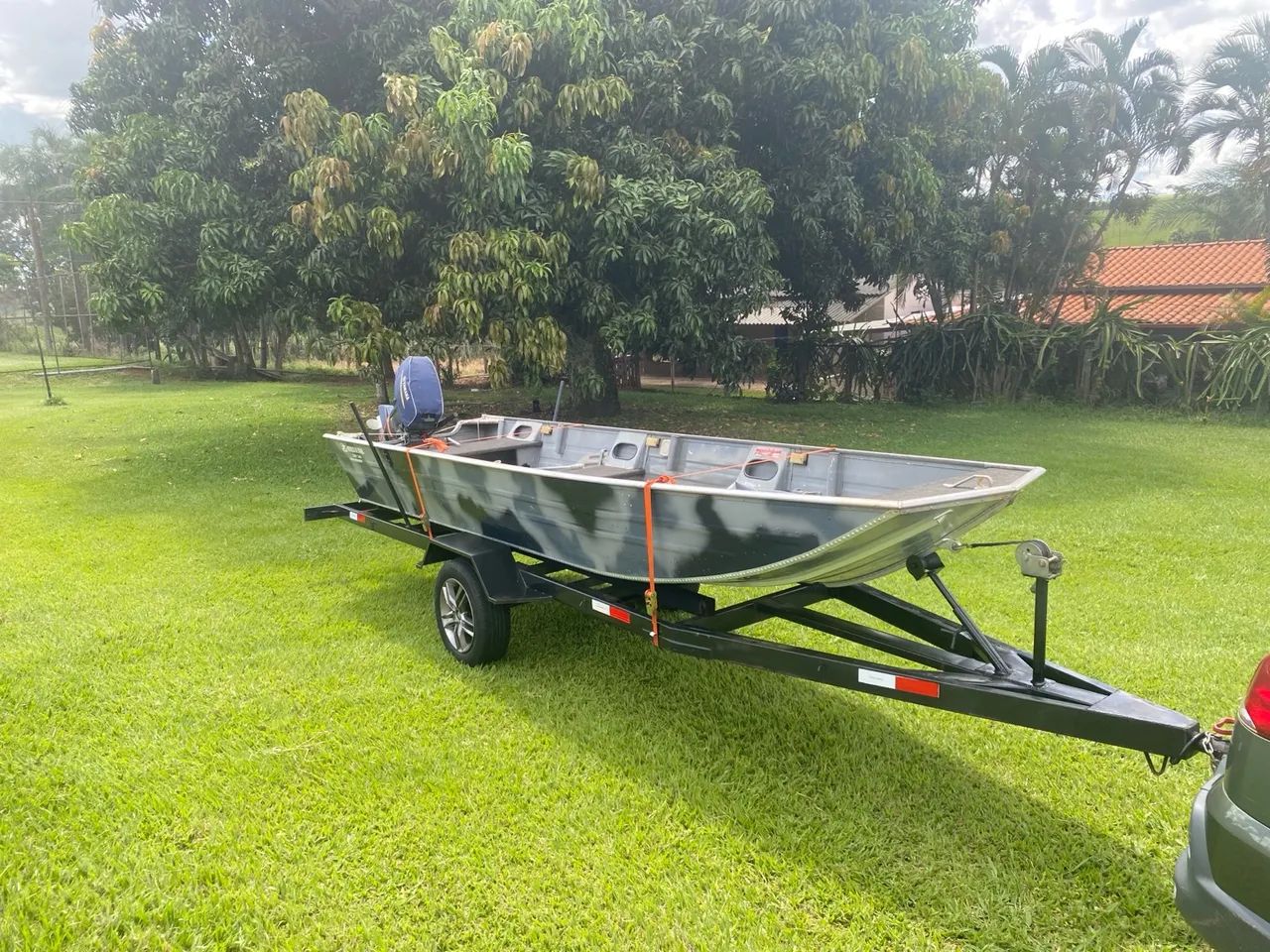 Canoa 5M Marreco de Goiás 2021 Motor 25/30 Hp com partida 2016  - Foto 2