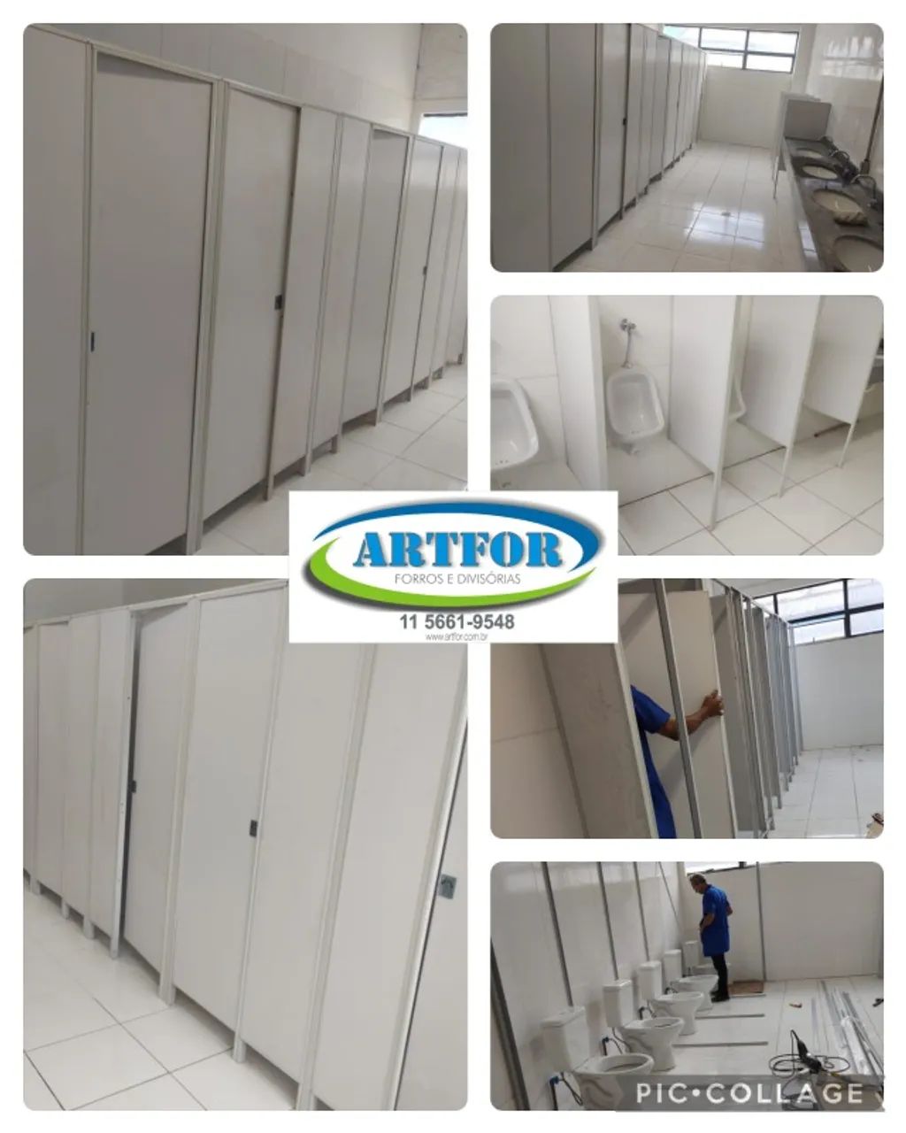 Interlagos Divisórias Sanitárias Naval de Baixo Custo. Artfor Divisórias Sanitárias Naval. - Foto 3