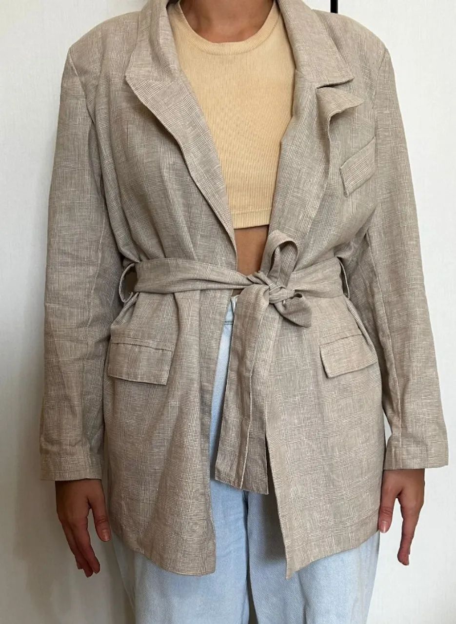 Blazer xadrez da marca naloo
