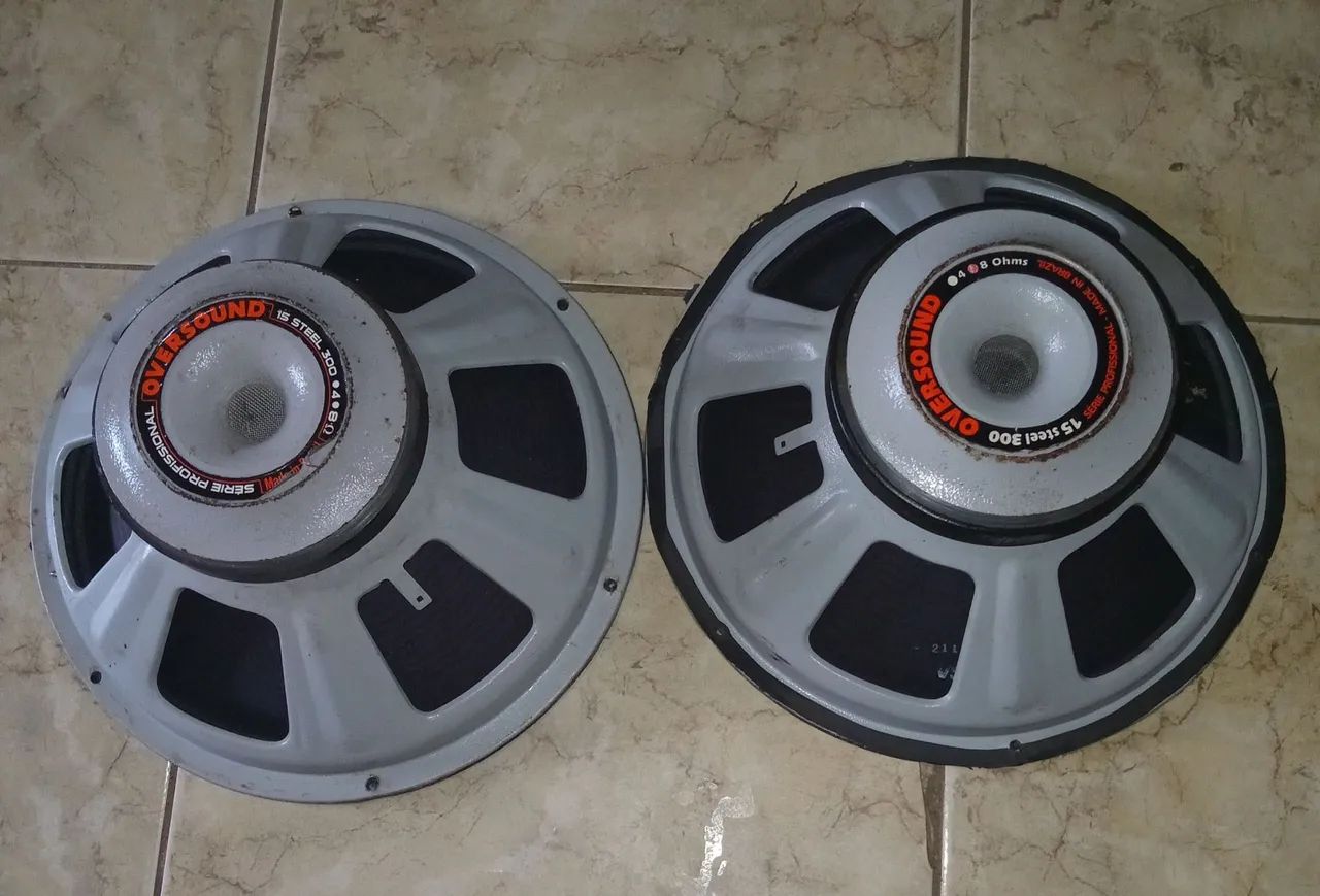 Par de alto falantes  Over Sound  15 - Foto 2