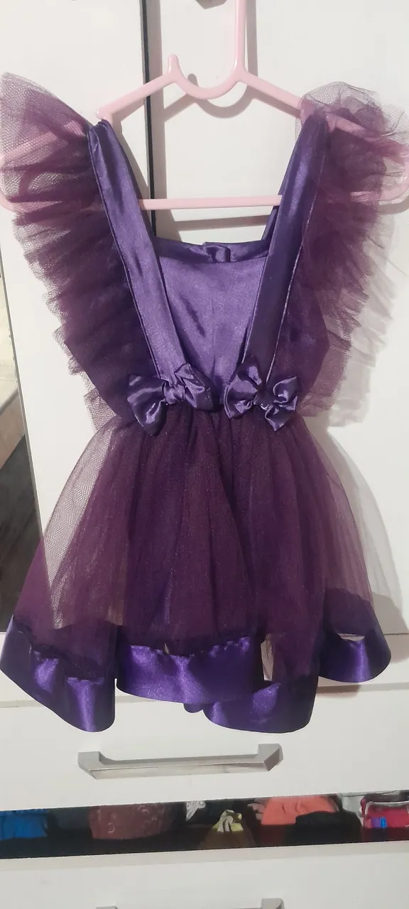 Vestido Roxo Infantil