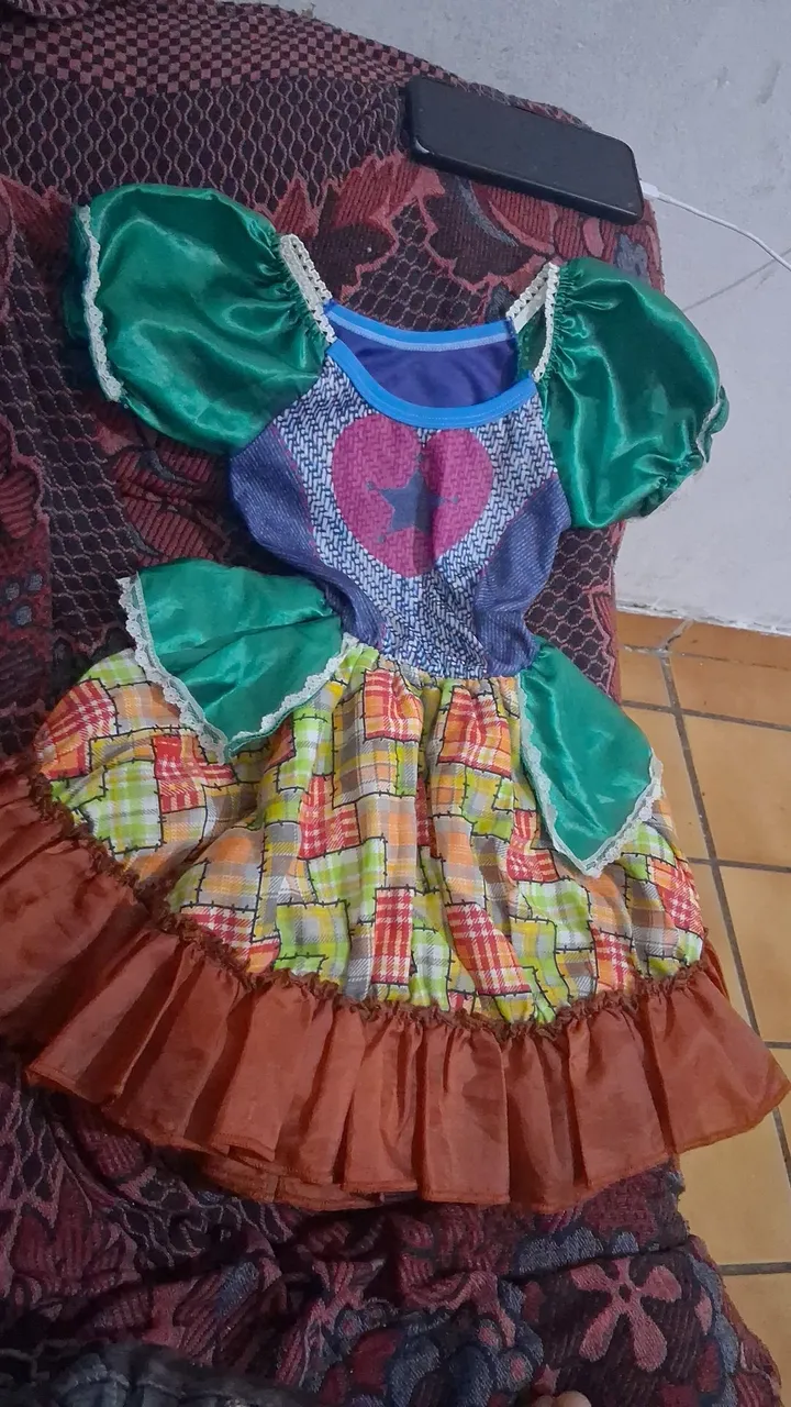 Vestido Infantil Festa Junina
