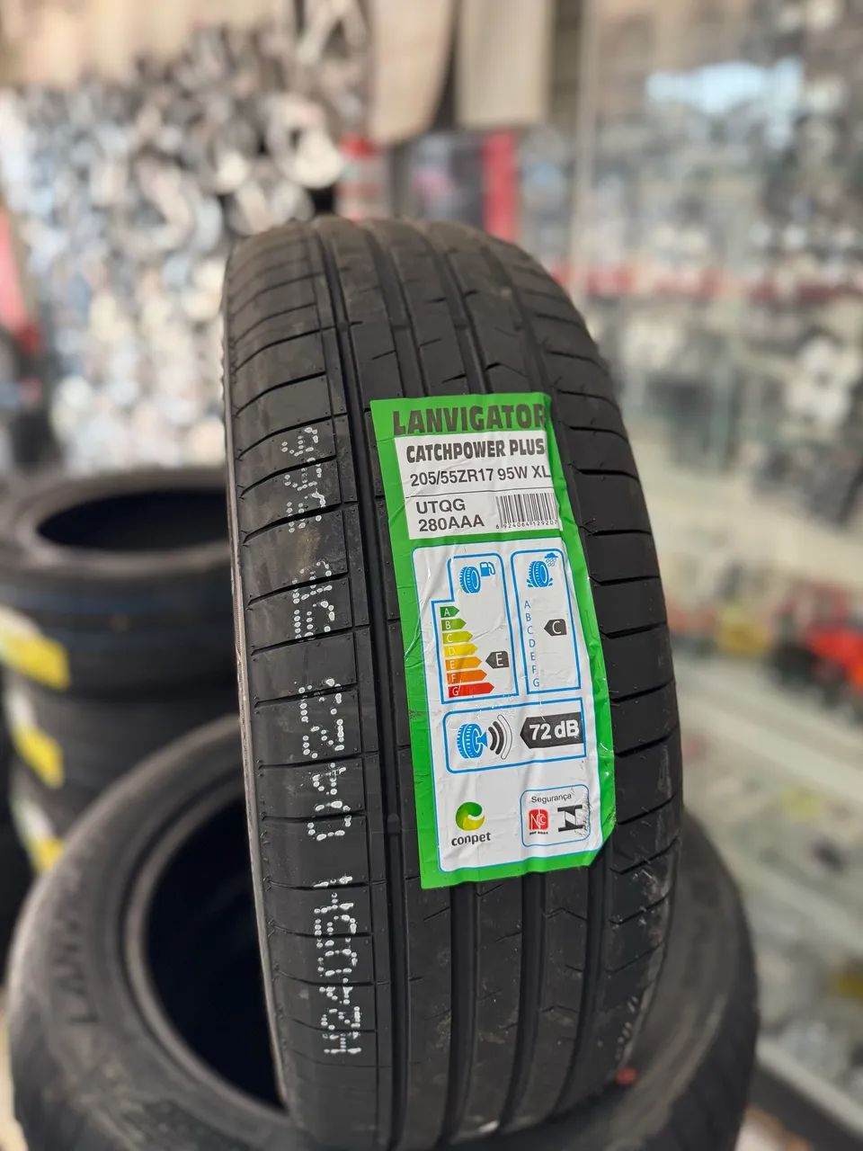Pneu Lanvigator 205/55/17 CatchPower Plus 95W XL (instalação