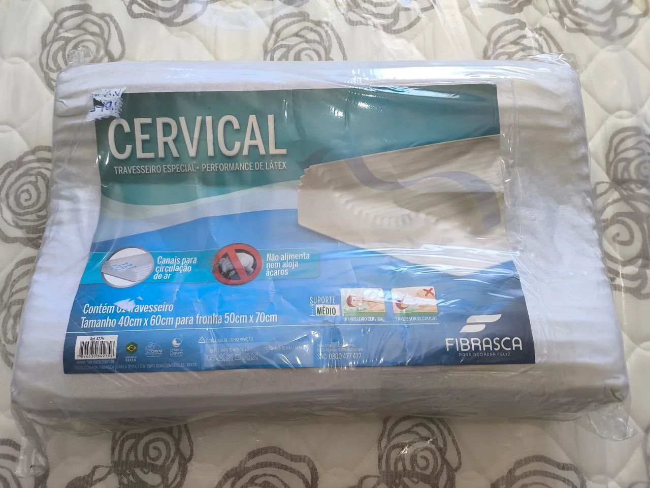 Travesseiro Cervical Fibrasca - Novo - Foto 4
