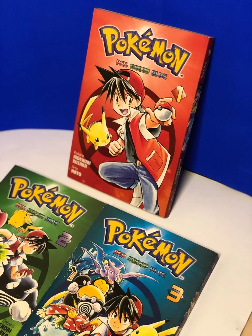 Mangás Pokémon - Edições Red Green Blue, 1, 2 e 3 - Foto 2