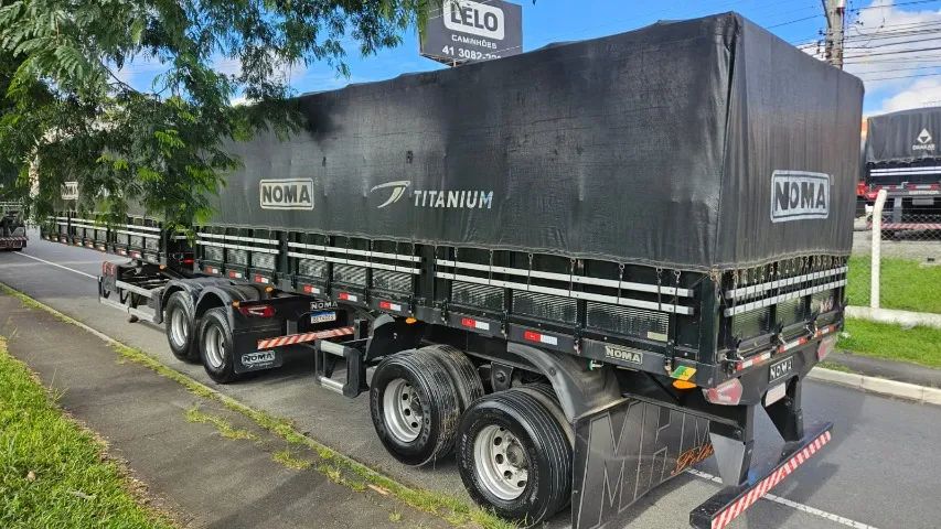 Bitrem Graneleiro Noma Titanium Ano 2021 Roda Disco Sem Pneus Compensado Naval 7.5mts x 2m - Foto 4