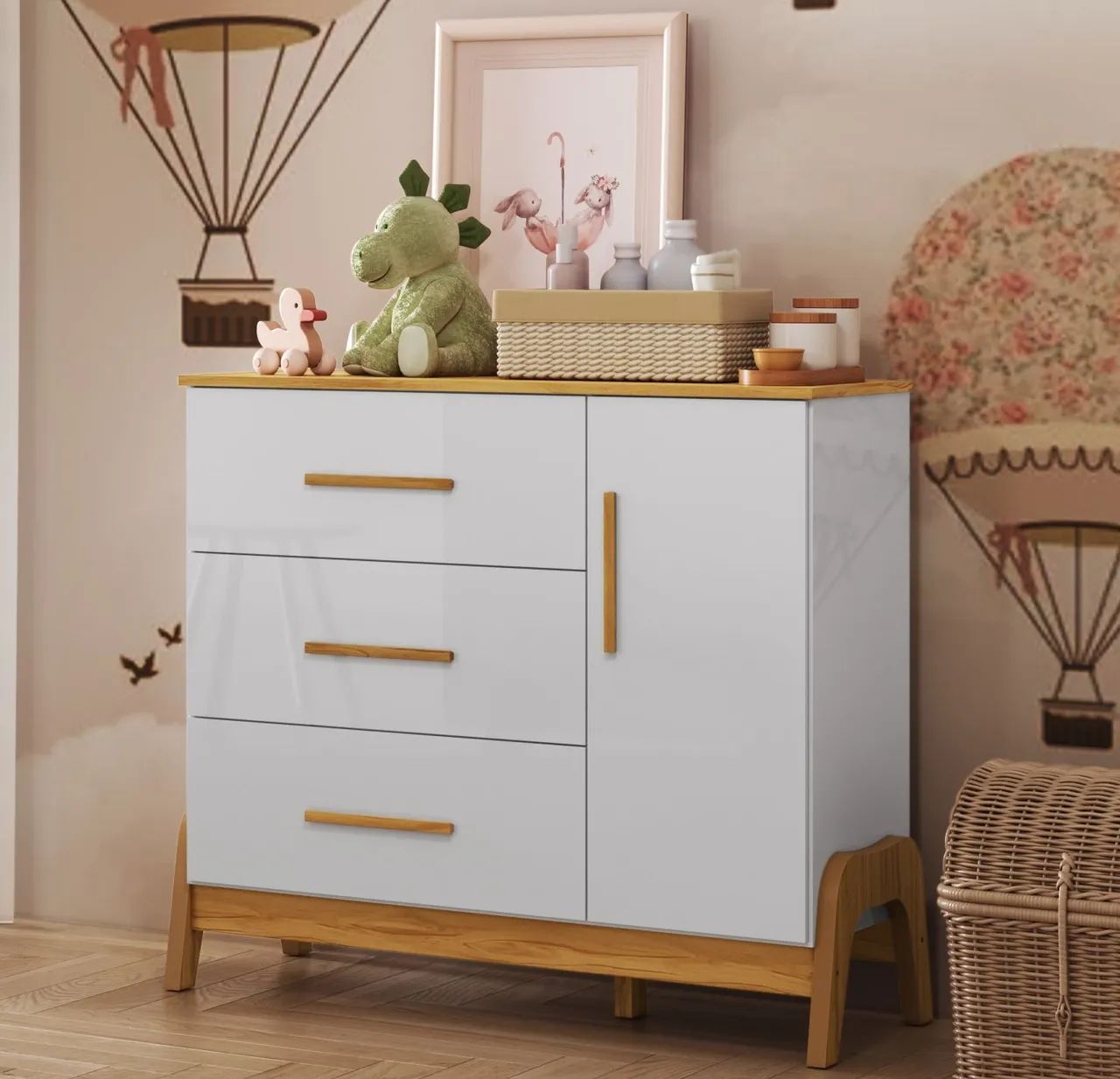 CÔMODA INFANTIL SUPER DESIGN SURPREENDA-SE!! 828TT7