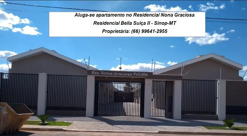 Aluga-se apartamento/ casa no Bairro Bela Suíça em Sinop