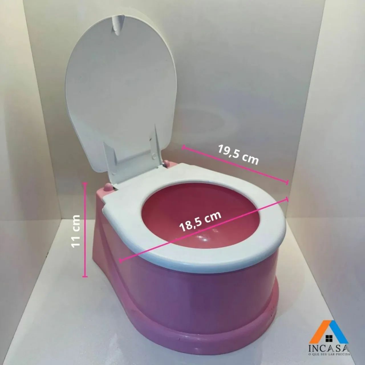 Penico infantil rosa e azul - Novo - Foto 4