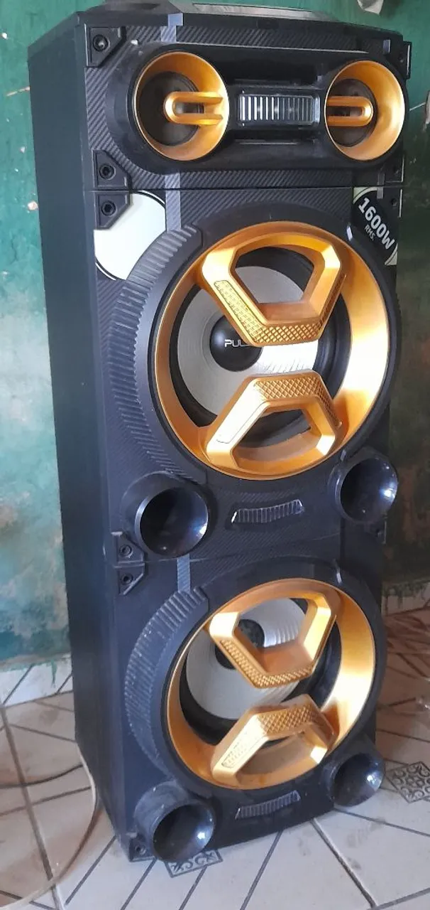 Caixa de Som Potente - 1600W RMS!