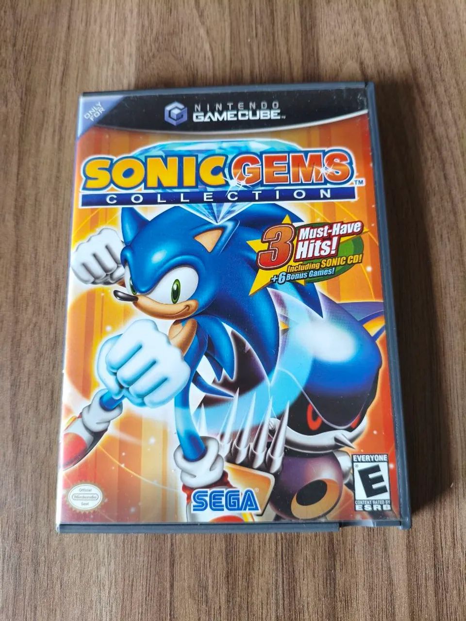 Jogo Sonic Gems collection original para Game Cube 