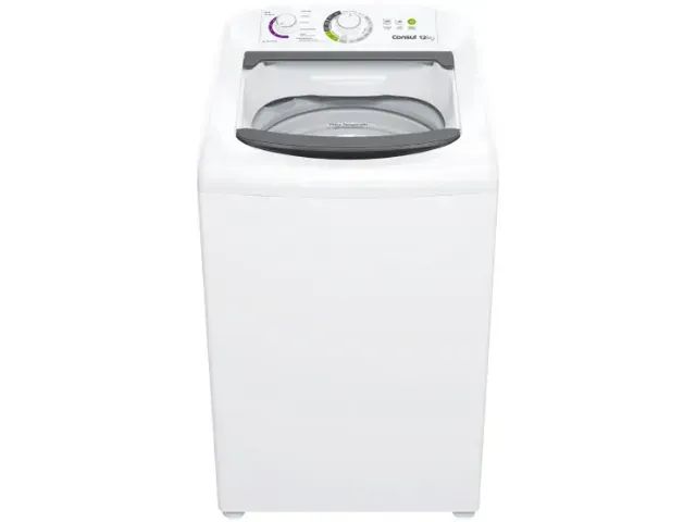 Lavadora de Roupas Consul 12kg 16 Programas de Lavagem Branca CWH12