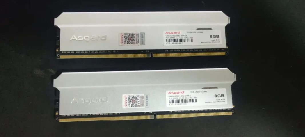 Memoria DDR4 16gb (2x8gb) 3200Mhz CL 18 Asgard