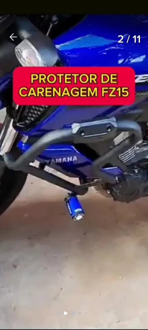 Protetor de carenagem Yamaha FZ15