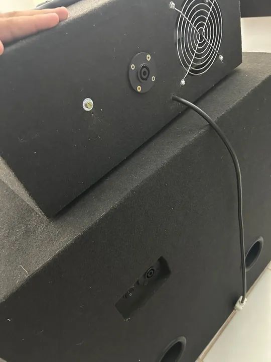 Caixa Cubo com mesa de som - Foto 4