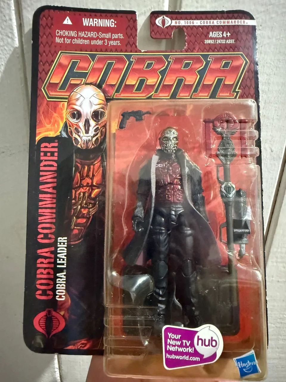 Gi Joe 30th aniversário Cobra Commander 