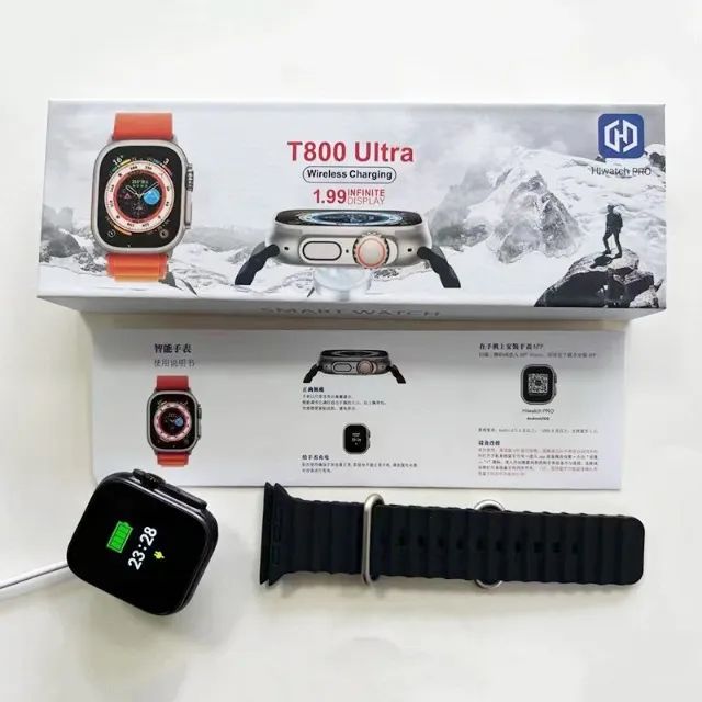 T800 Ultra Smart Watch 8 Para Homens E Mulheres Com Bluetooth  - Foto 3