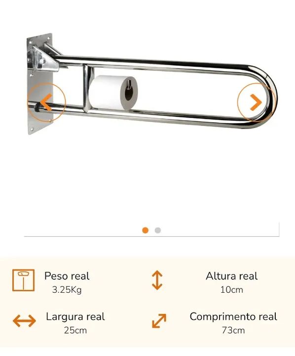 Barra de Apoio Rebatível