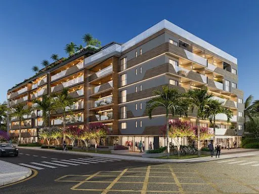 Flats na beira-mar do Jardim Oceania