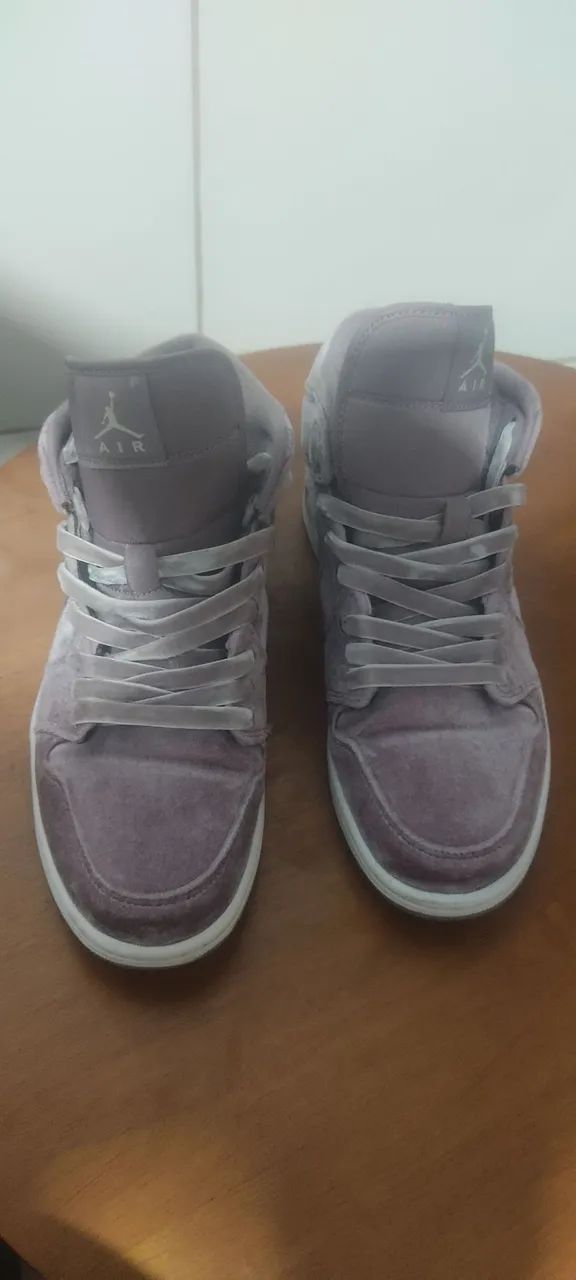 Jordan MID feminino roxo  - Foto 2