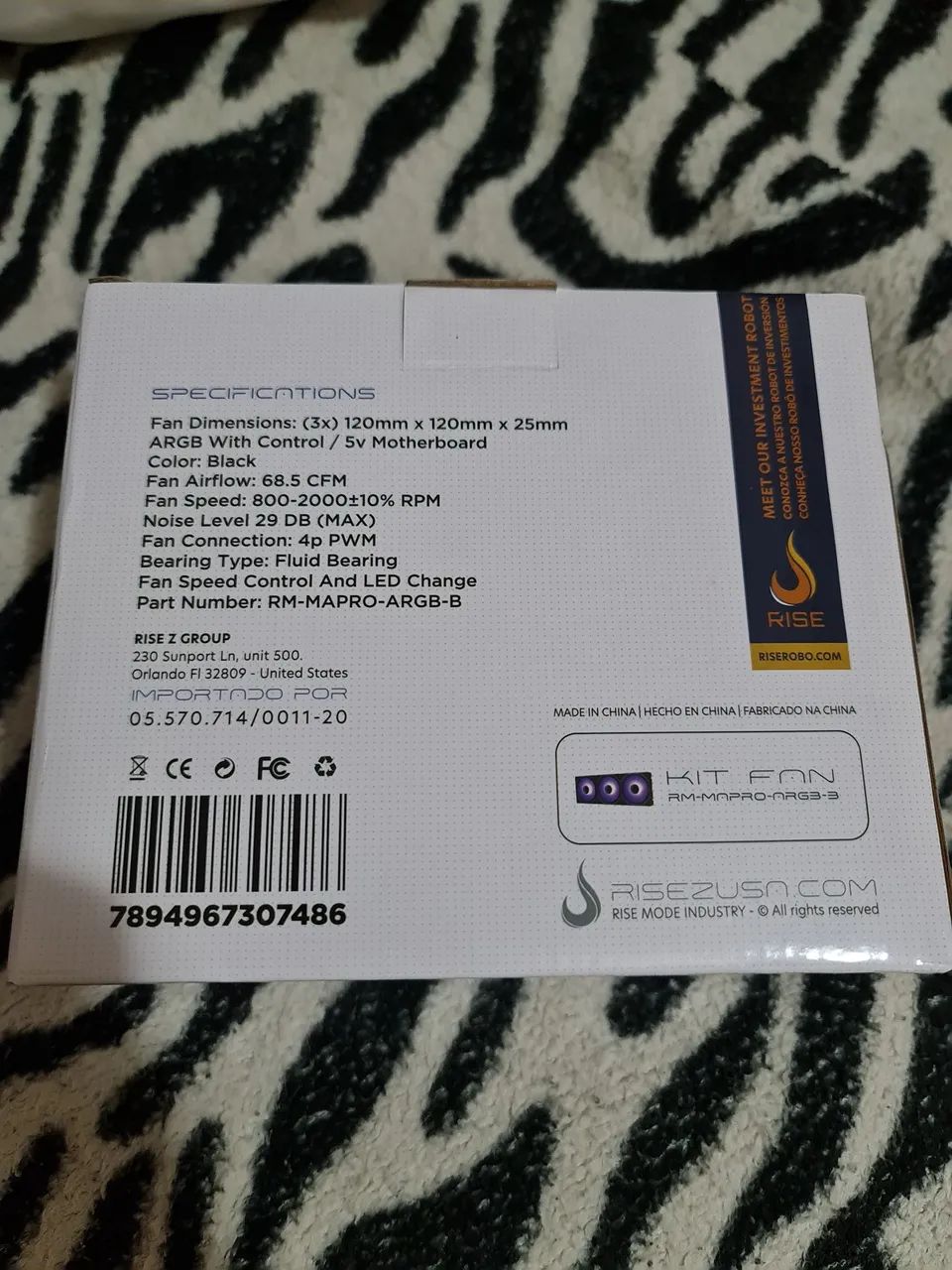 Kit 3 Fans Risemode Magneto Pro ARGB - Foto 2