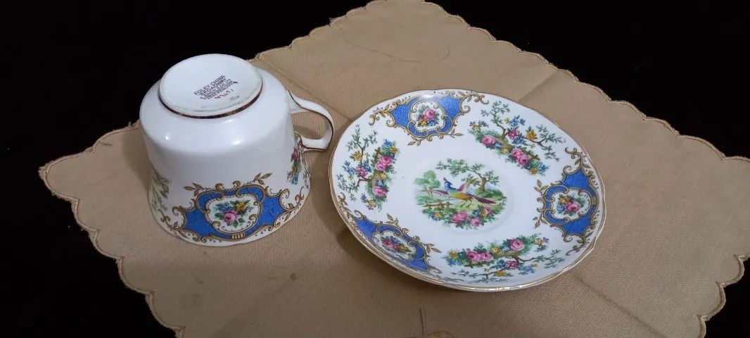 Antiga Xicara De Cha Inglesa Foley  - Foto 5