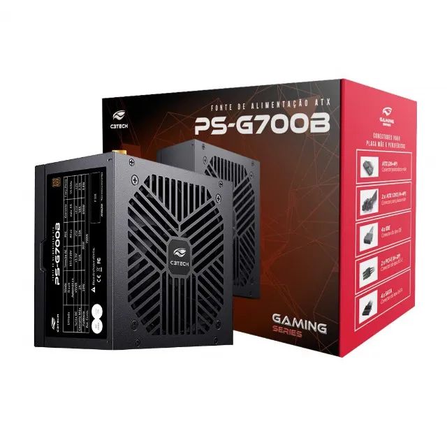 fonte gamer 700w selo 80 plus bronze top 