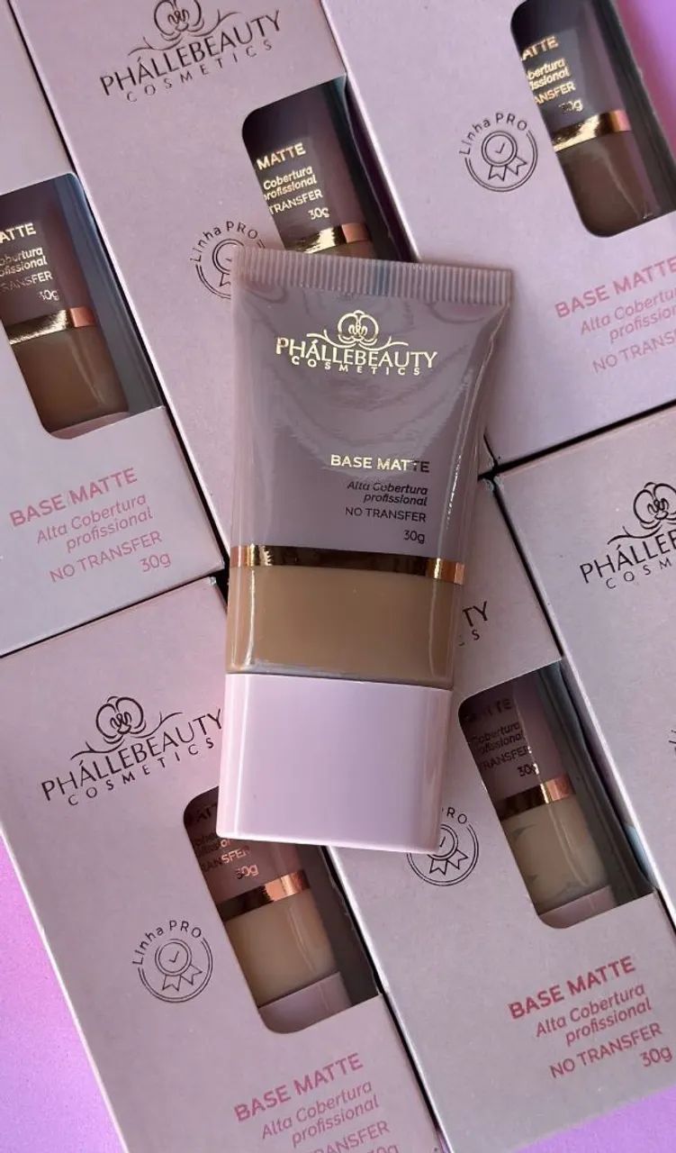 Base matte de alta cobertura phállebeauty  - Foto 2
