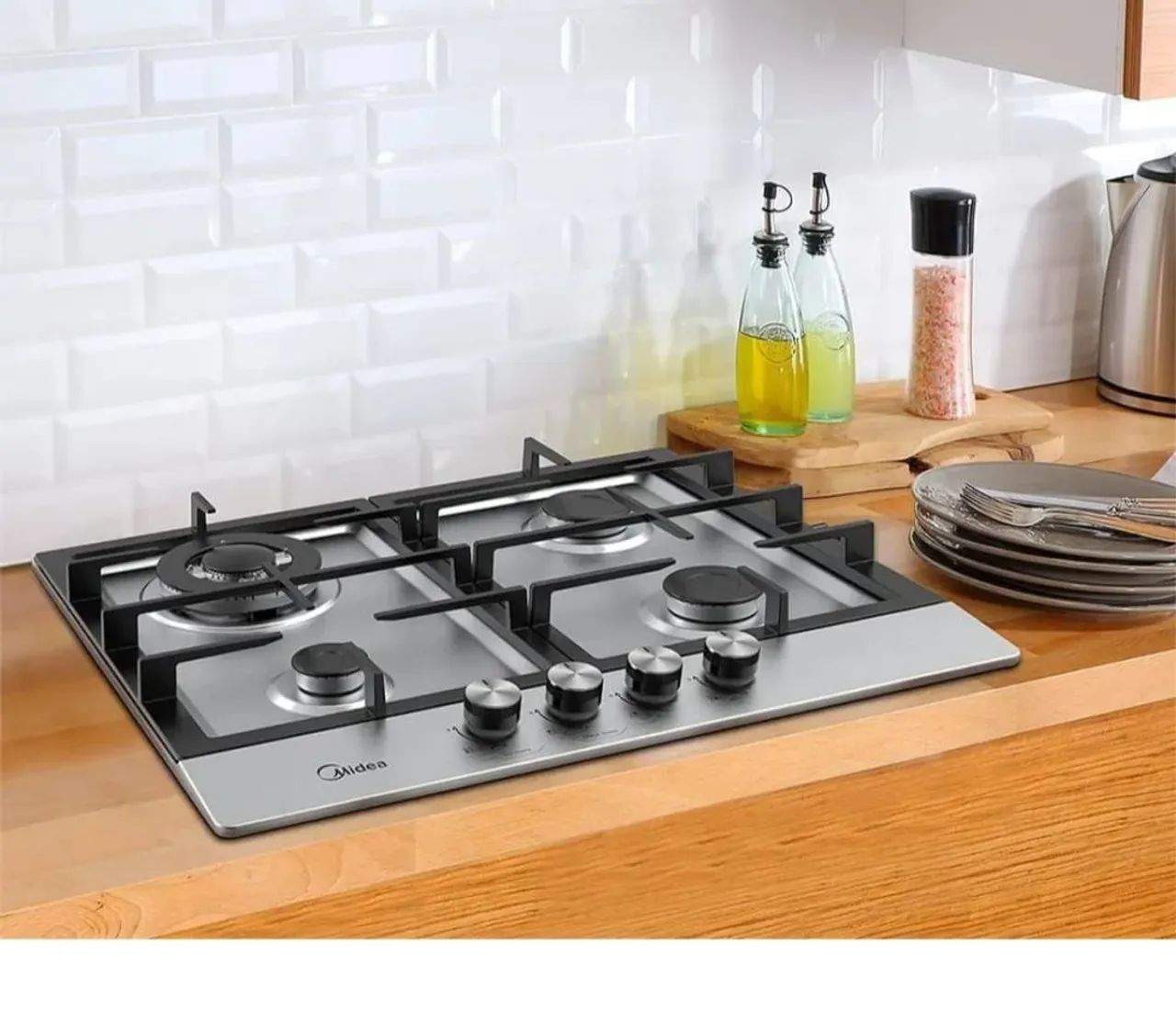 Cooktop 4 Bocas Midea - Novo - Foto 4