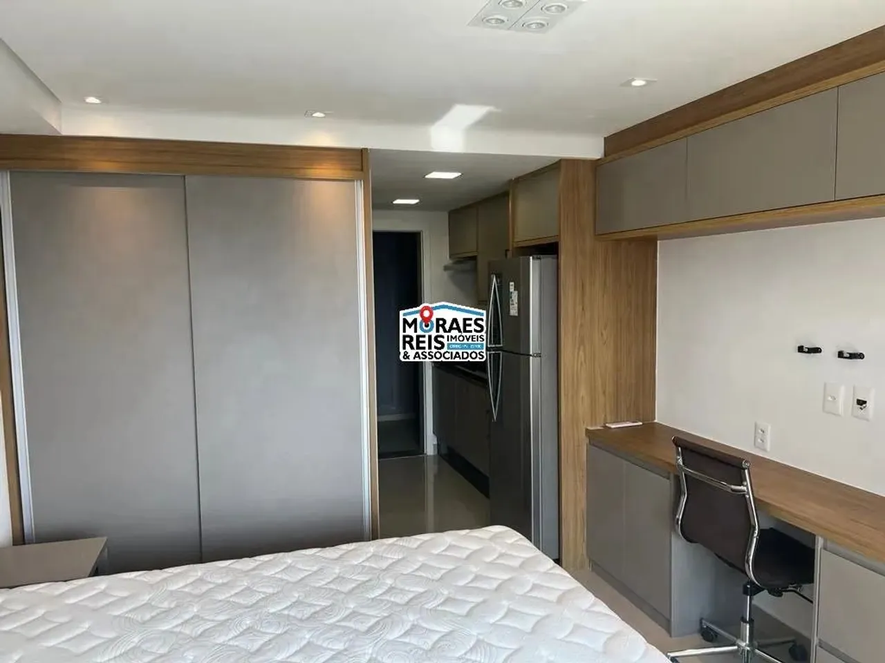 Studio para locação em Alto da Boa Vista, 25m2, totalmente mobiliado, ar condicionado, sac