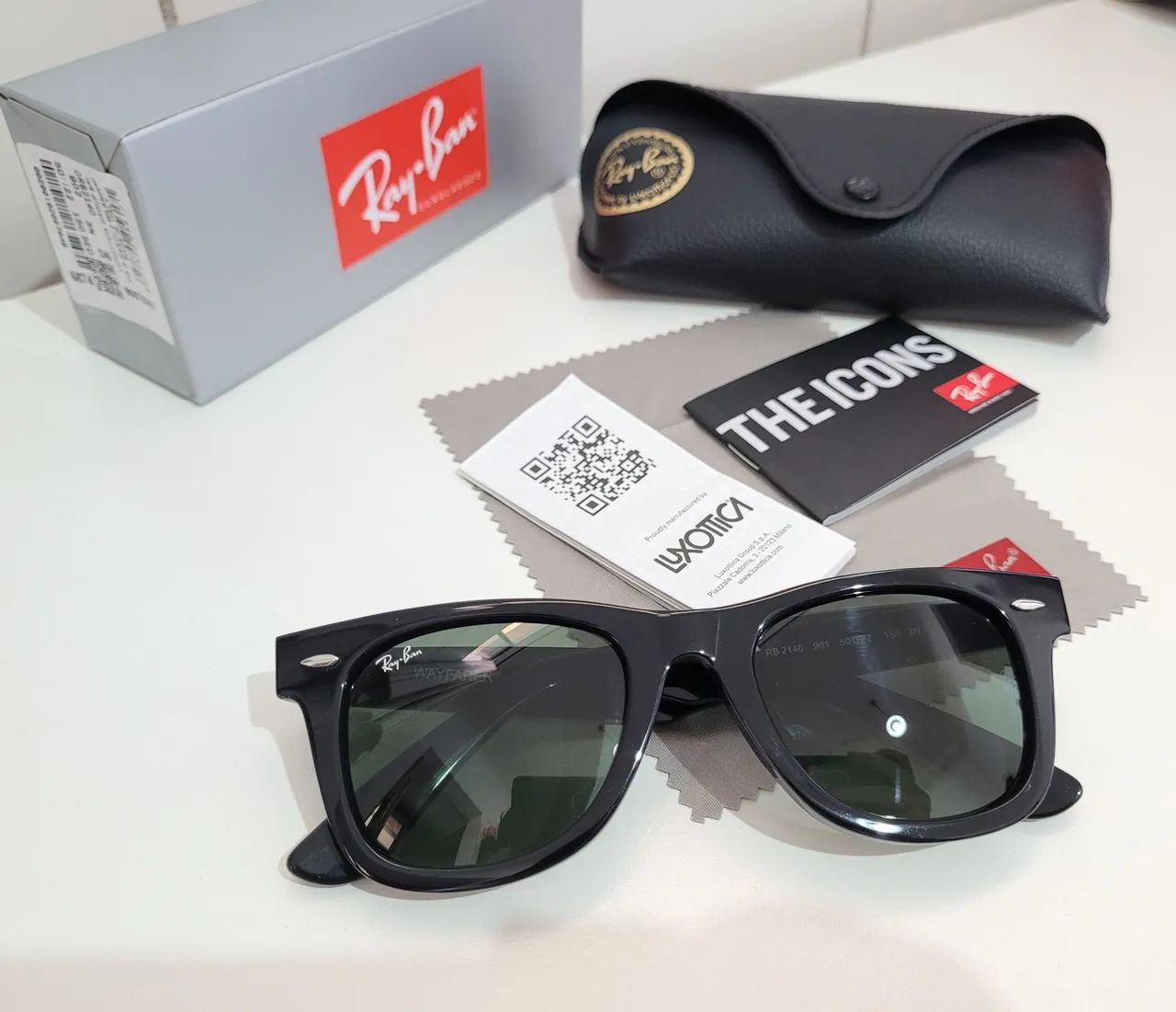 Ray ban original wayfarer clássico unissex