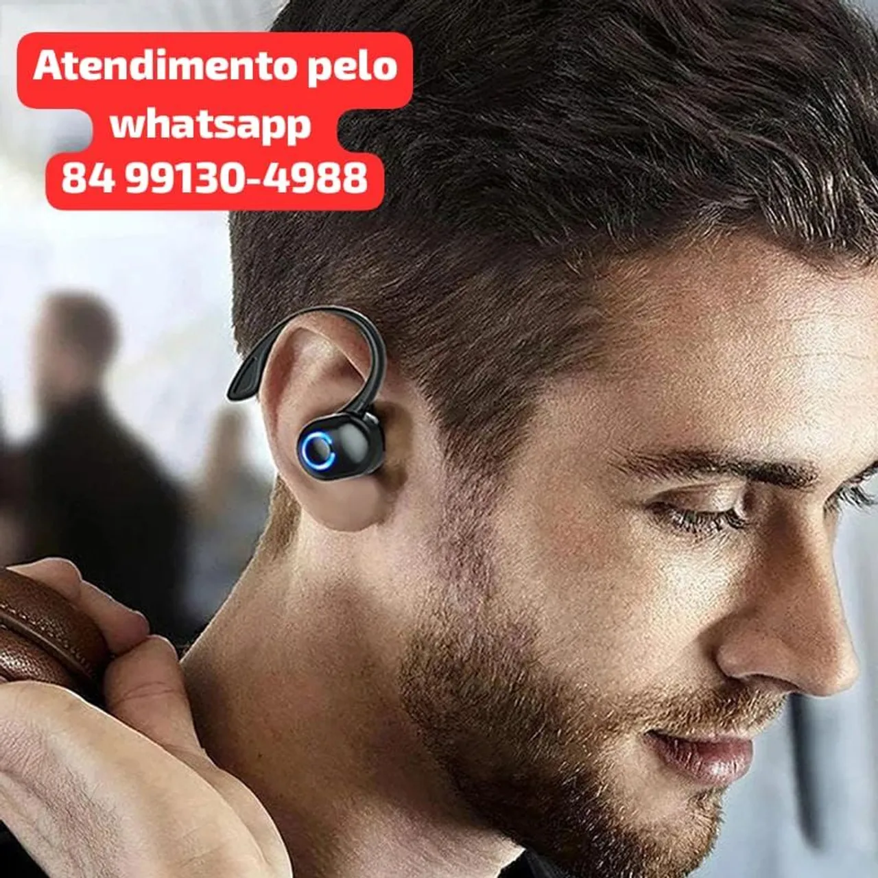 Fone de Ouvido Bluetooth Sem Fio