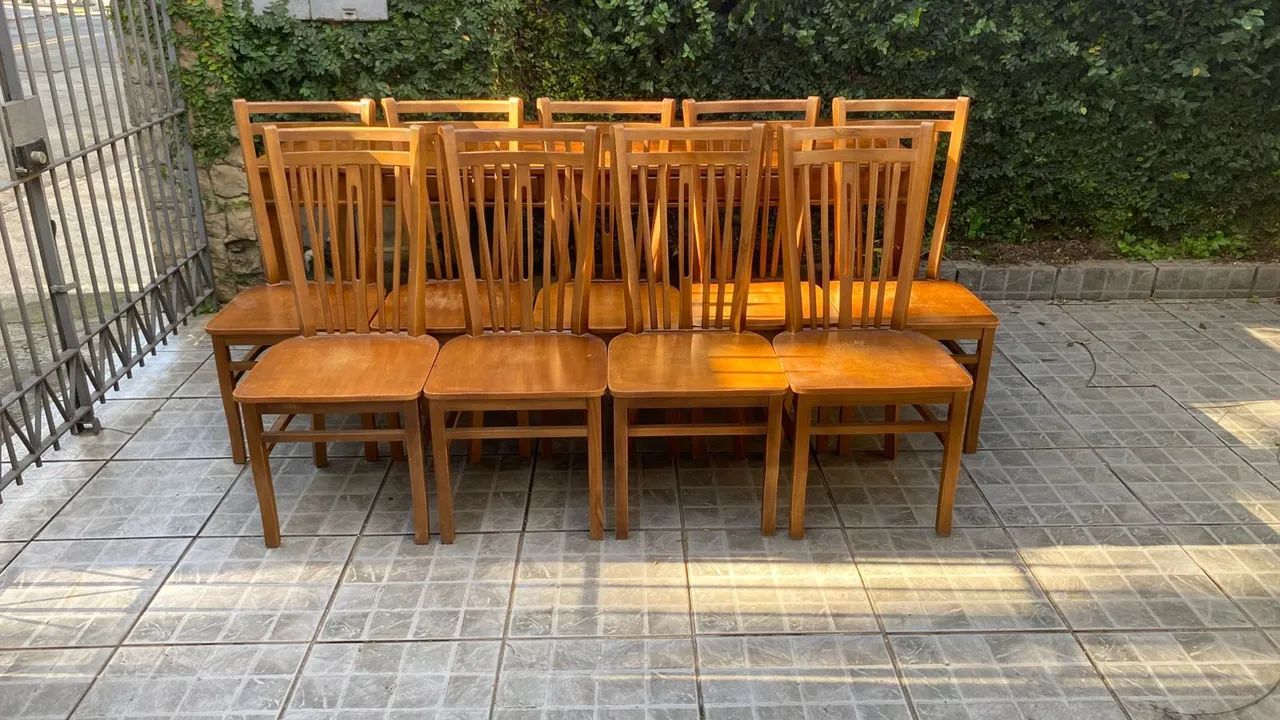 Mesa de Jantar com 9 Cadeiras em Peroba Maciça  - Foto 5