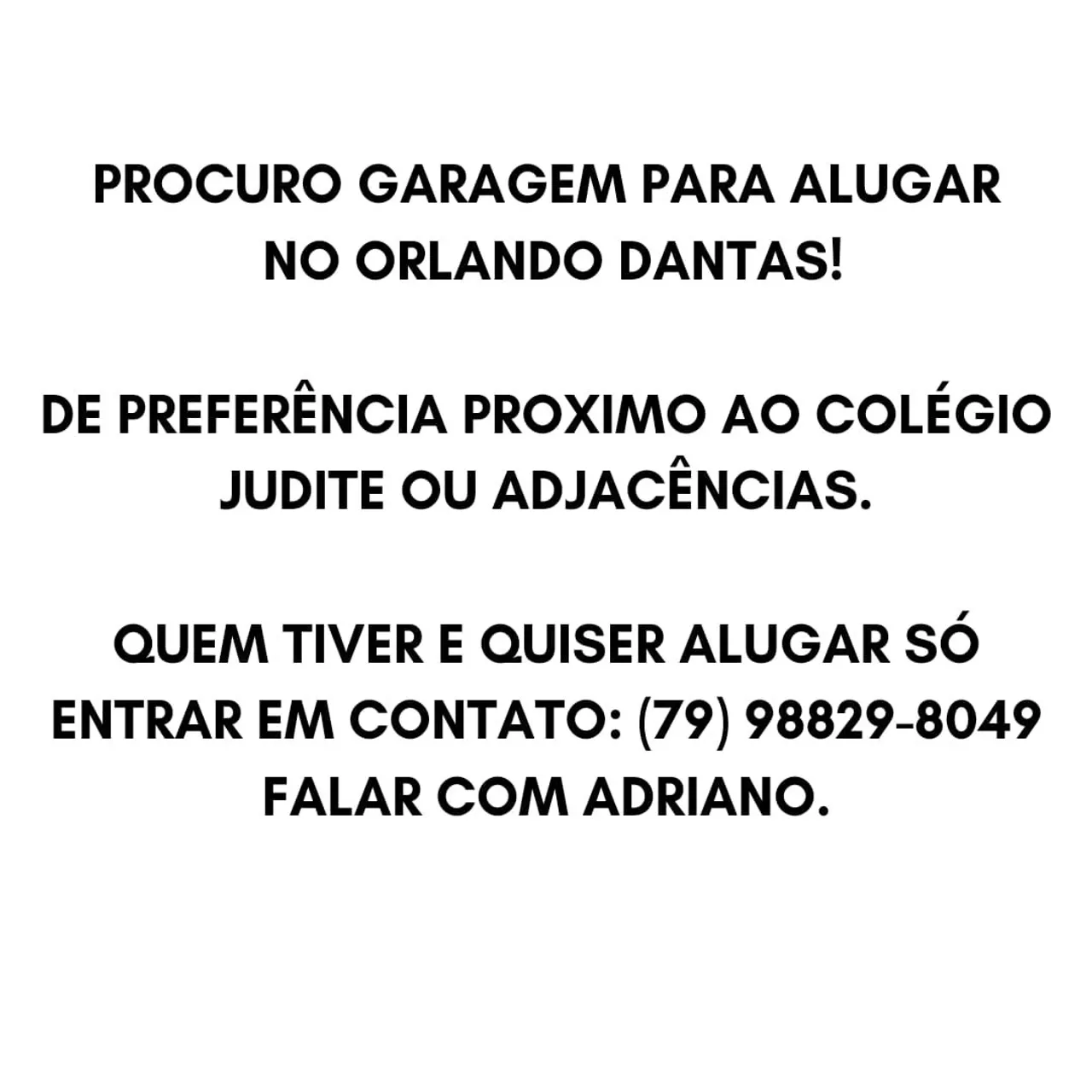 Procuro Garagem Para Alugar
