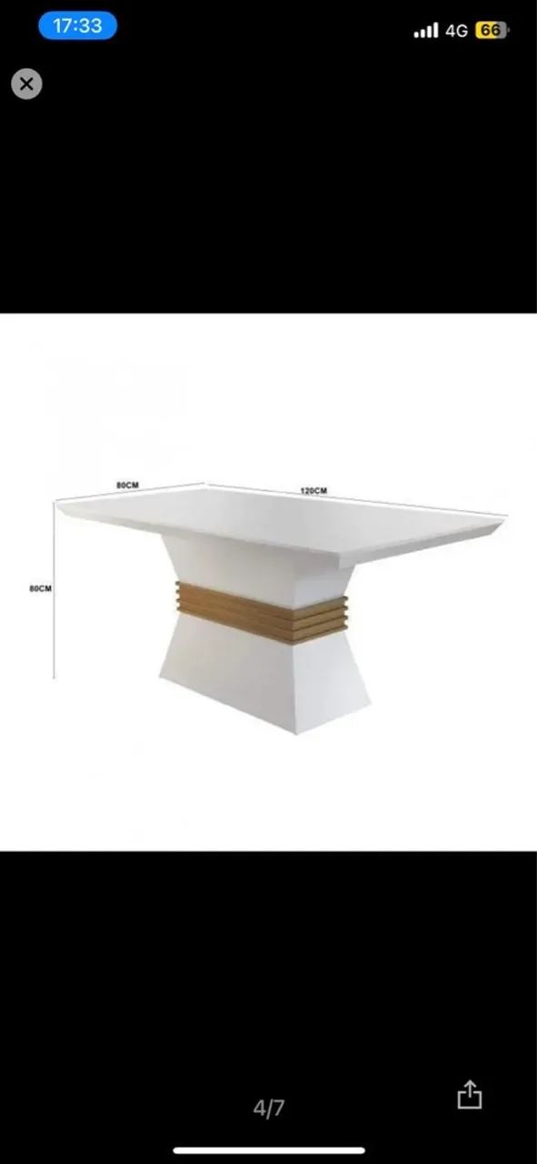 Mesa de Jantar 4 Cadeiras - Foto 5