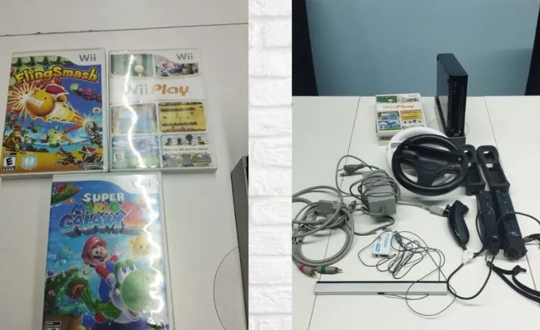 Nintendo wii completo com acessórios, ótimo estado de uso desbloqueado - Foto 5