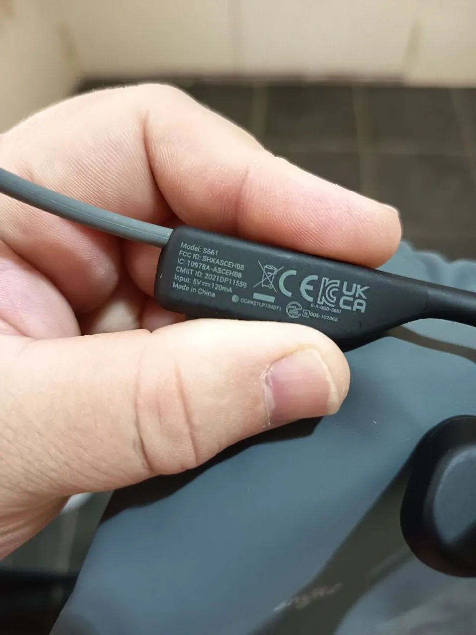 Shokz OpenComm C102 | Fone de ouvido de Condução Óssea [OPEN BOX