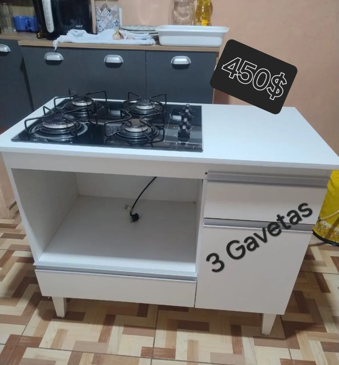 Armário Para Cooktop 100% MDF - Foto 3