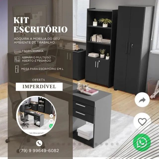Kit escritório 64187027858690120