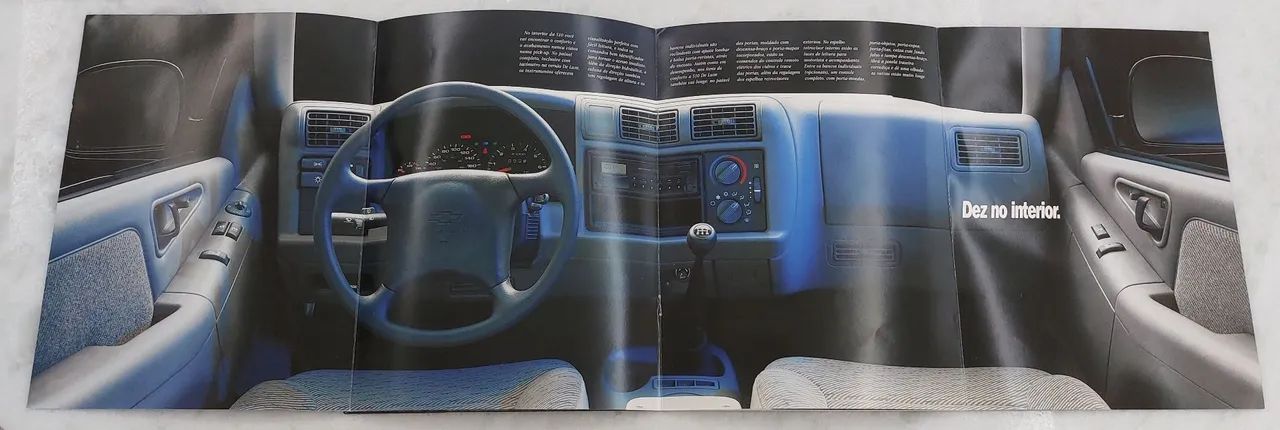 Folheto de 1995 do lançamento da Chevrolet S10 - Foto 4