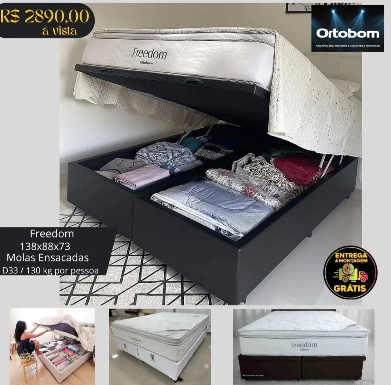 Conjunto Premium da Ortobom AQUI É MAIS BARATO 