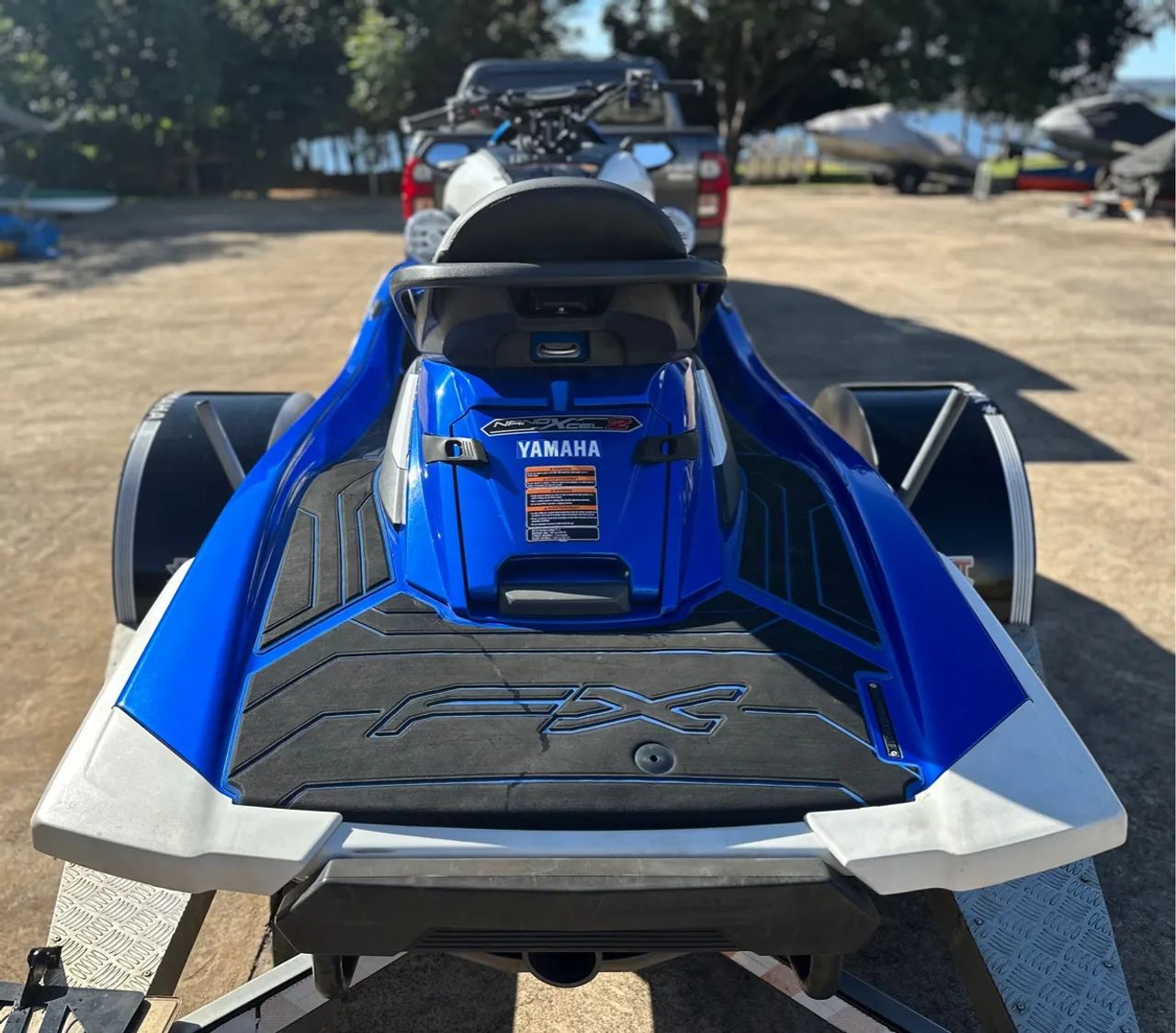 Jet Ski Yamaha FX Cruiser SVHO - Azul e Branco - Foto 2