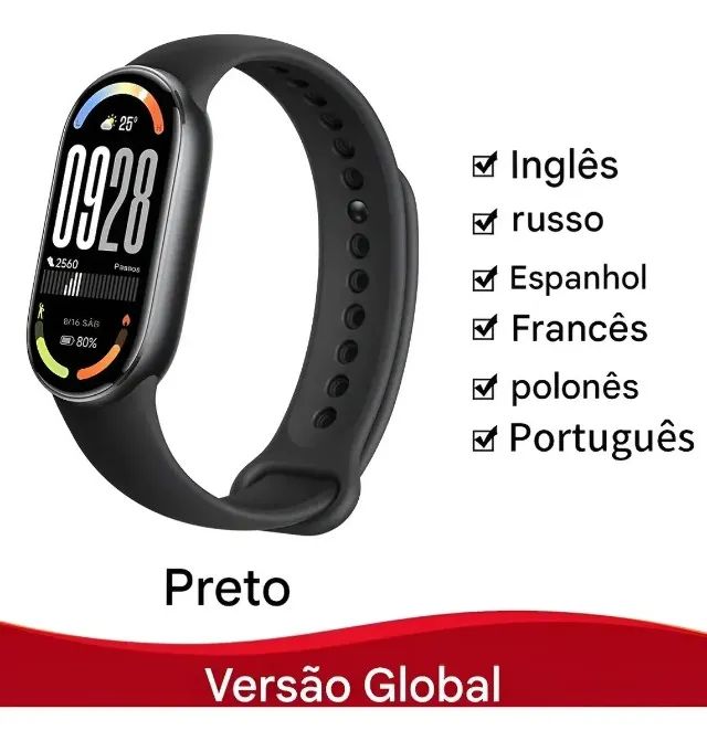Xiaomi Mi Band 10 preta - Foto 3
